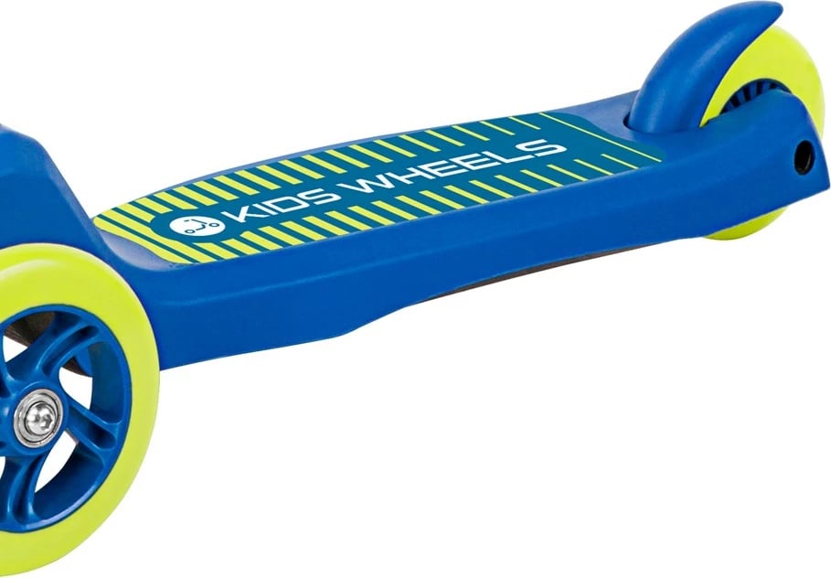Hulajnoga për fëmijë Rebel Kids Wheels ZAB0121Y, 3 rrota, e verdhë/blu