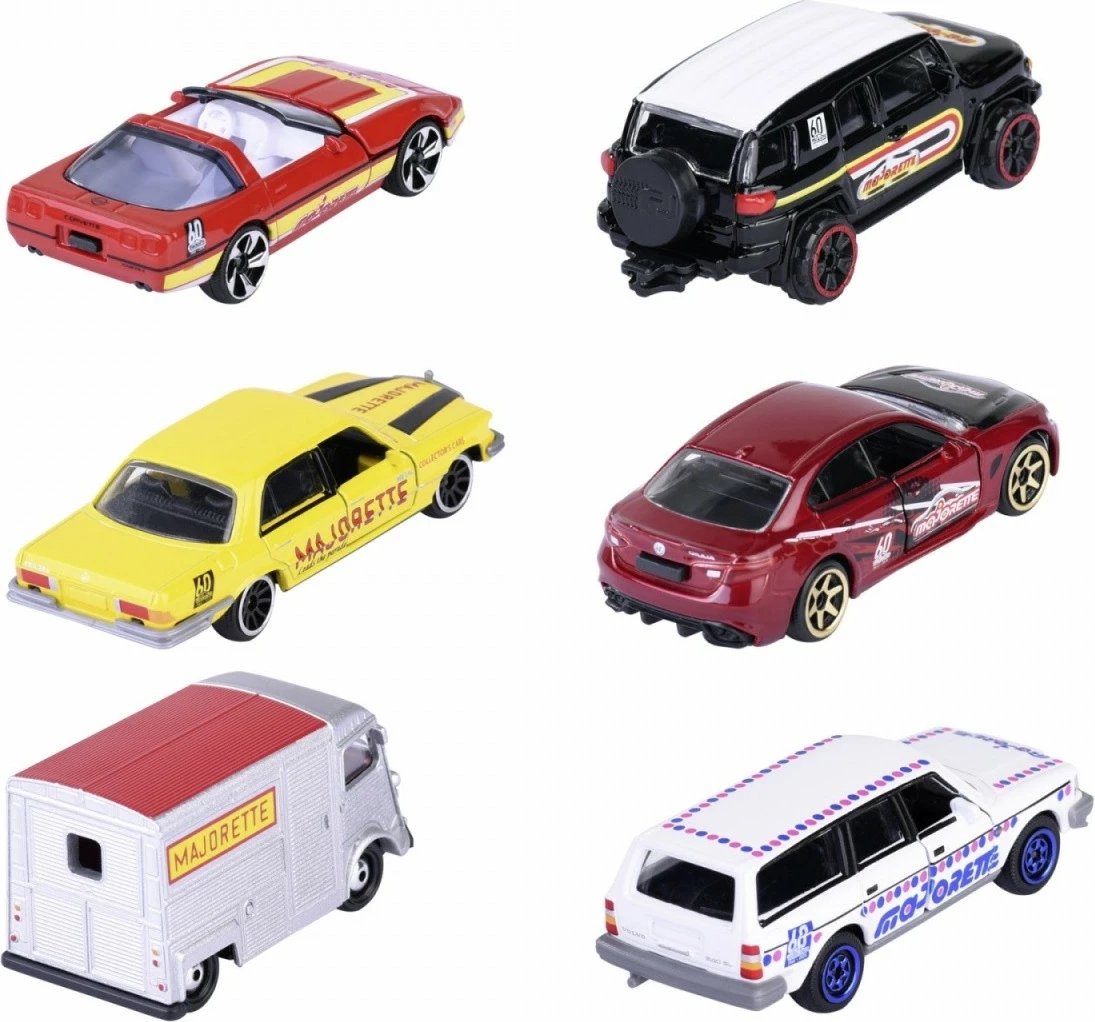 Makina lodër metalike Majorette 60th Anniversary Premium, Simba, 1:64, Mix