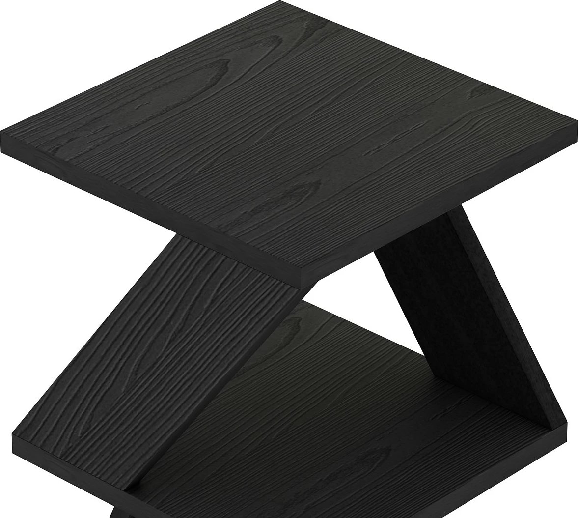 Tavolinë anësore Hanah Home, ngjyrë dru e zezë, Albeni