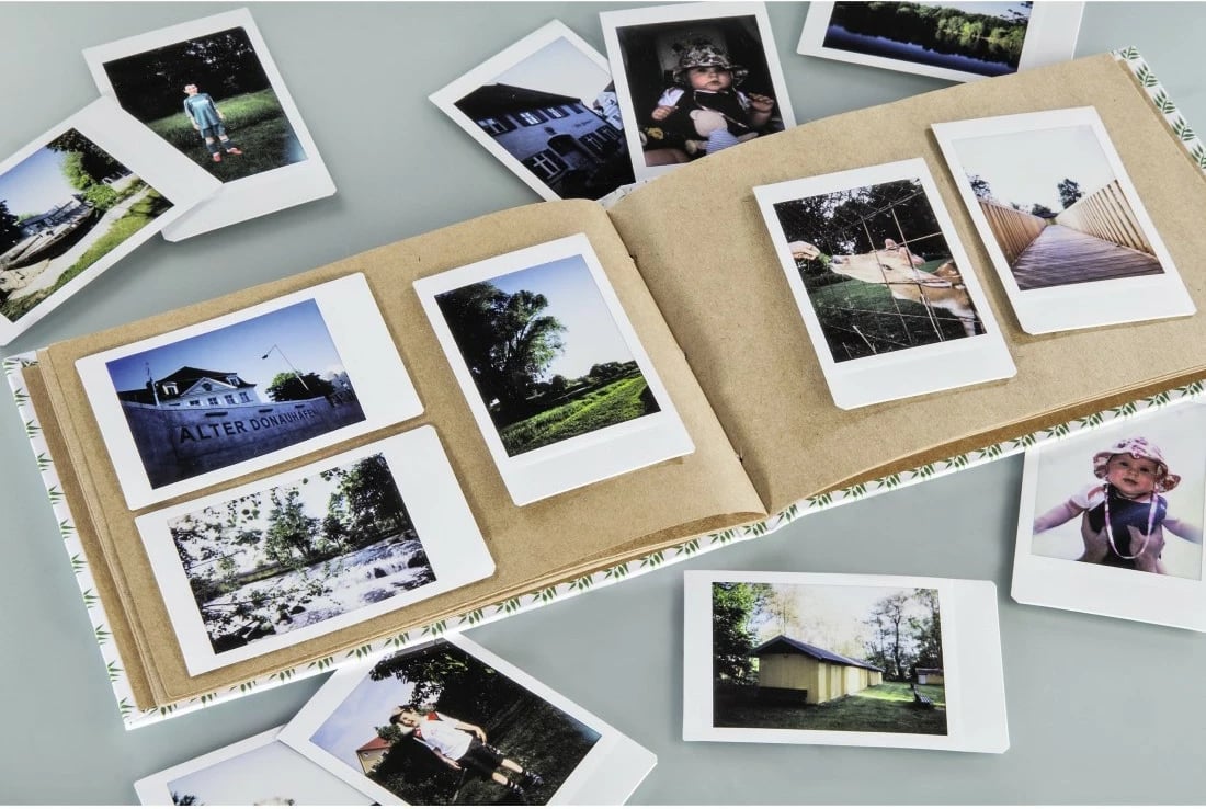 Album foto Hama Fern Buchalbum 18x13, 20 faqe, kafe, gjelbër, bardhë