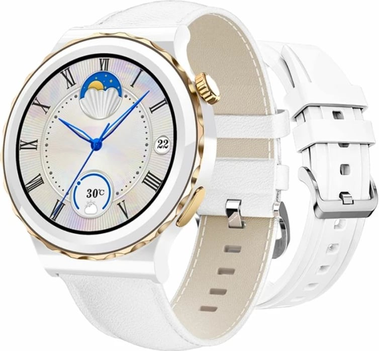 Smartwatch për femra Rubicon, e bardhë