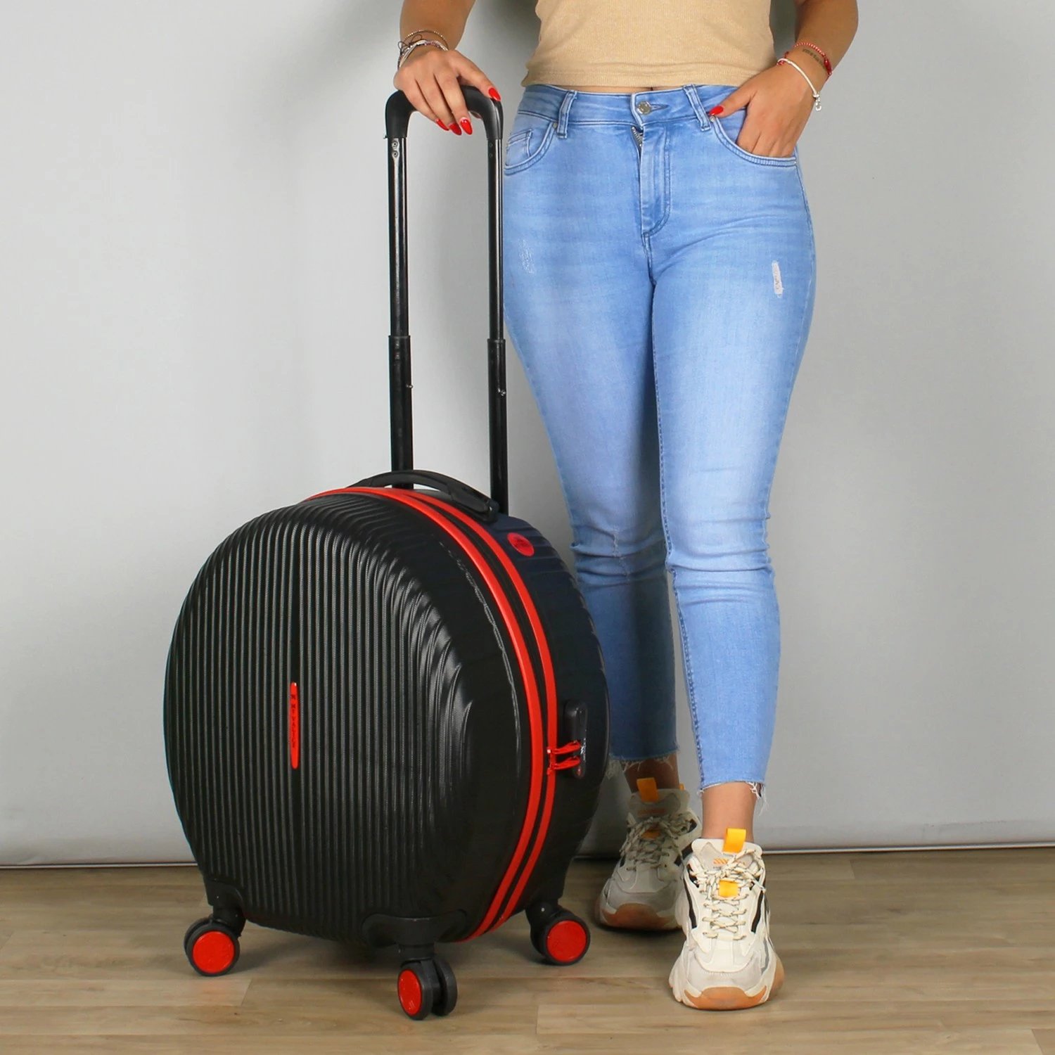 Valixhe udhëtimi Zoozie Bags, e zezë, 2347