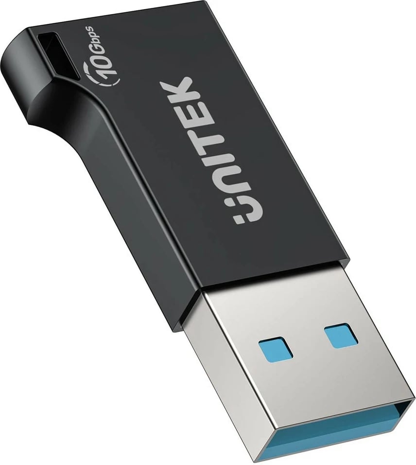 Adapter Unitek USB-A në USB-C 10Gbps, i zi