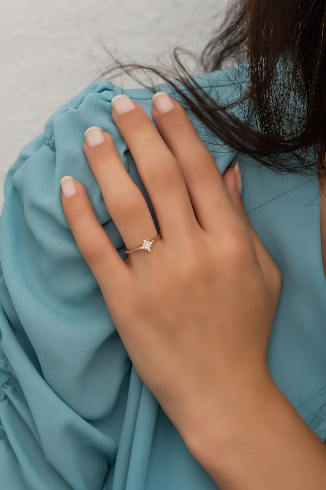 Unazë argjendi, ngjyrë rozë ari, Jumeon, NRZ99705