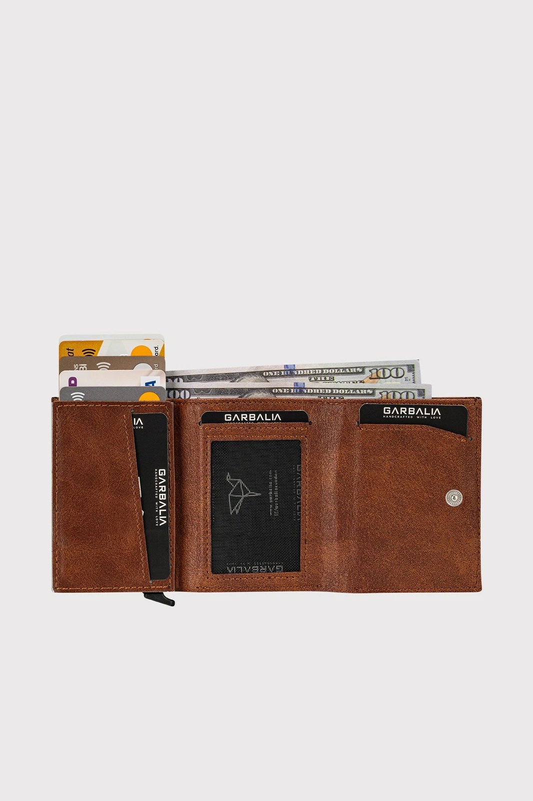 Portofol unisex Zoozie Bags, Malta, ngjyrë kafe e hapur