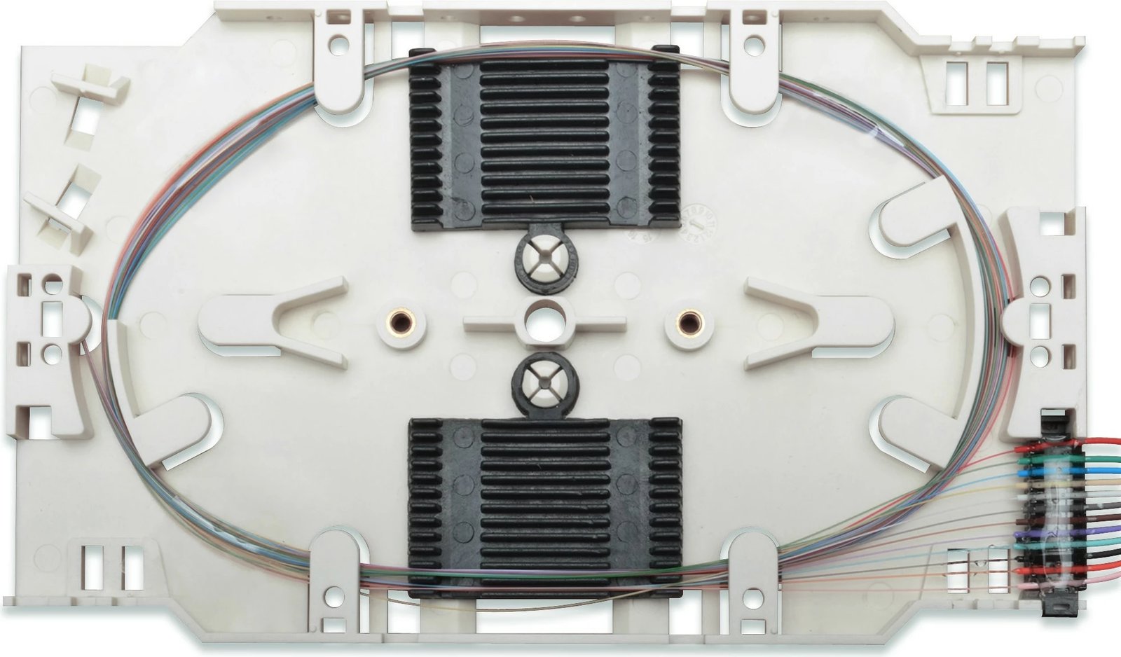 Kasetë splice Digitus me 12 pigtail LC, single-mode OS2, multicolour