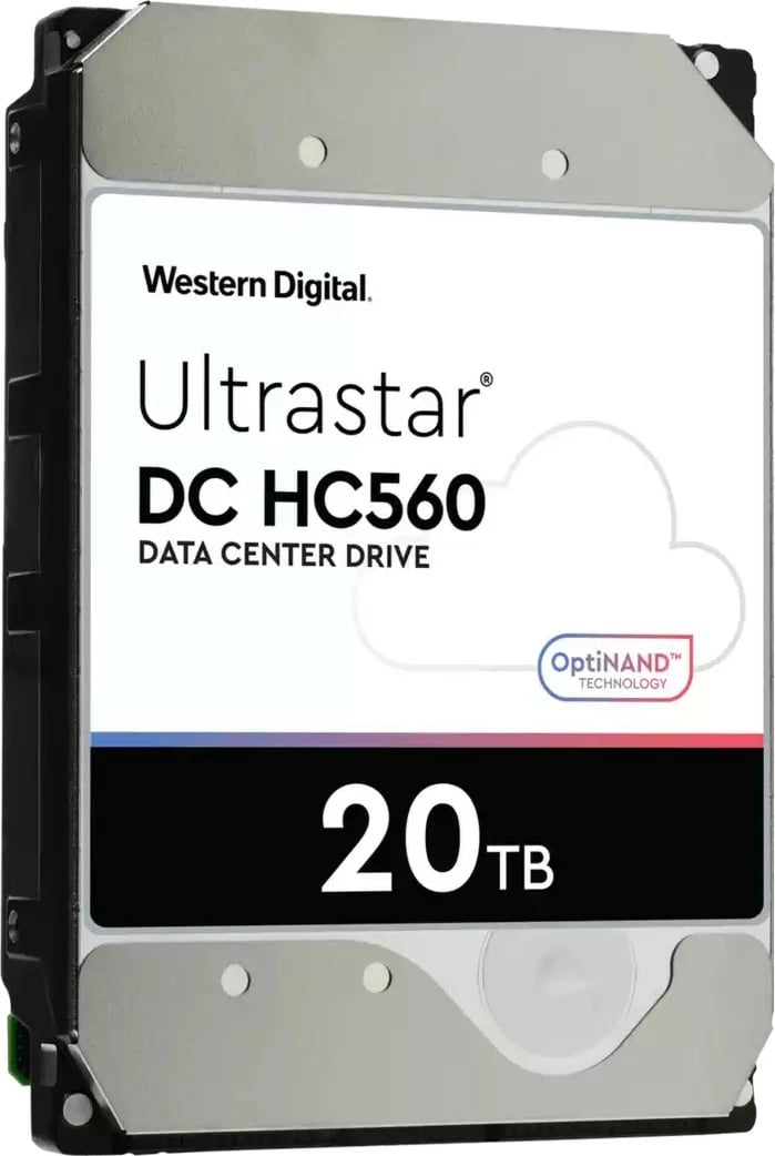 HDD Western Digital Ultrastar DC HC560, 20 TB, 7200 RPM, 512 MB, 3.5", Serial ATA