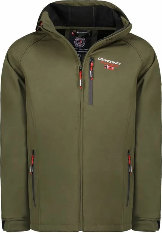 Jakne softshell për meshkuj Geographical Norway, e gjelbër