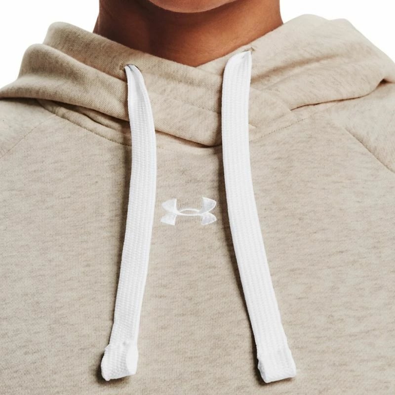 Duks me kapuç Under Armour për femra, ngjyrë krem