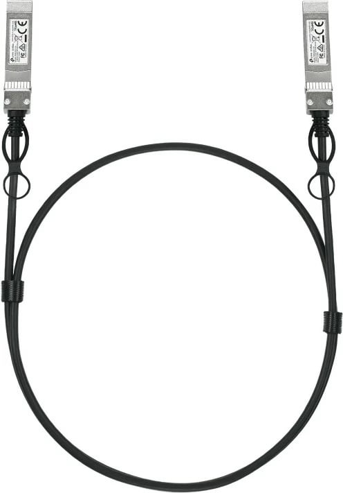 Kabllo TP-Link Omada 1 Metër 25G SFP28, e zezë, argjendtë