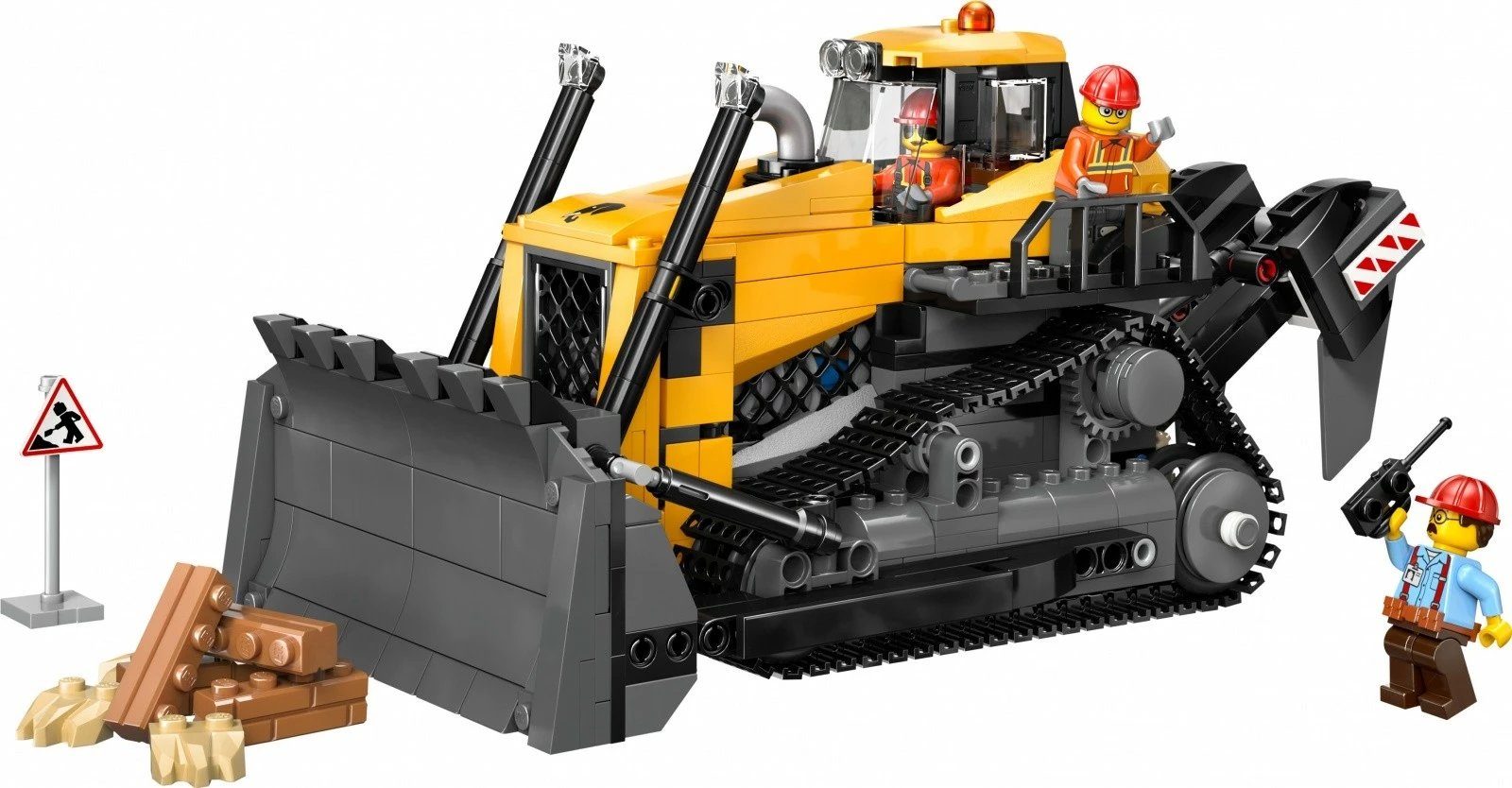 Set LEGO City Buldozer 60466, 682 pjesë, e verdhë