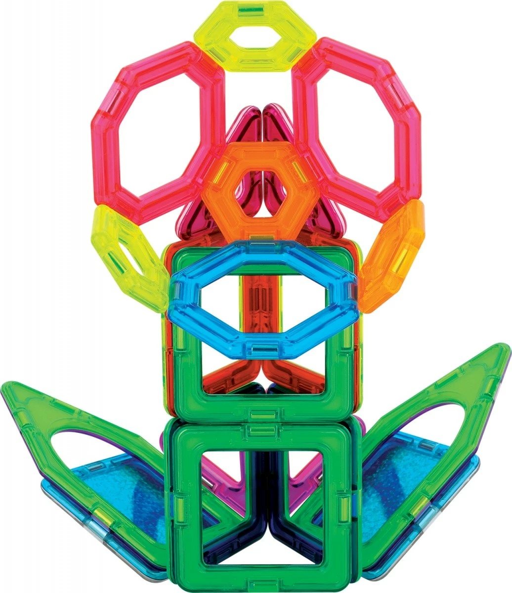 Set lodrash magnetike Magformers Twinkling Garden, 27 pjesë, shumëngjyrëshe