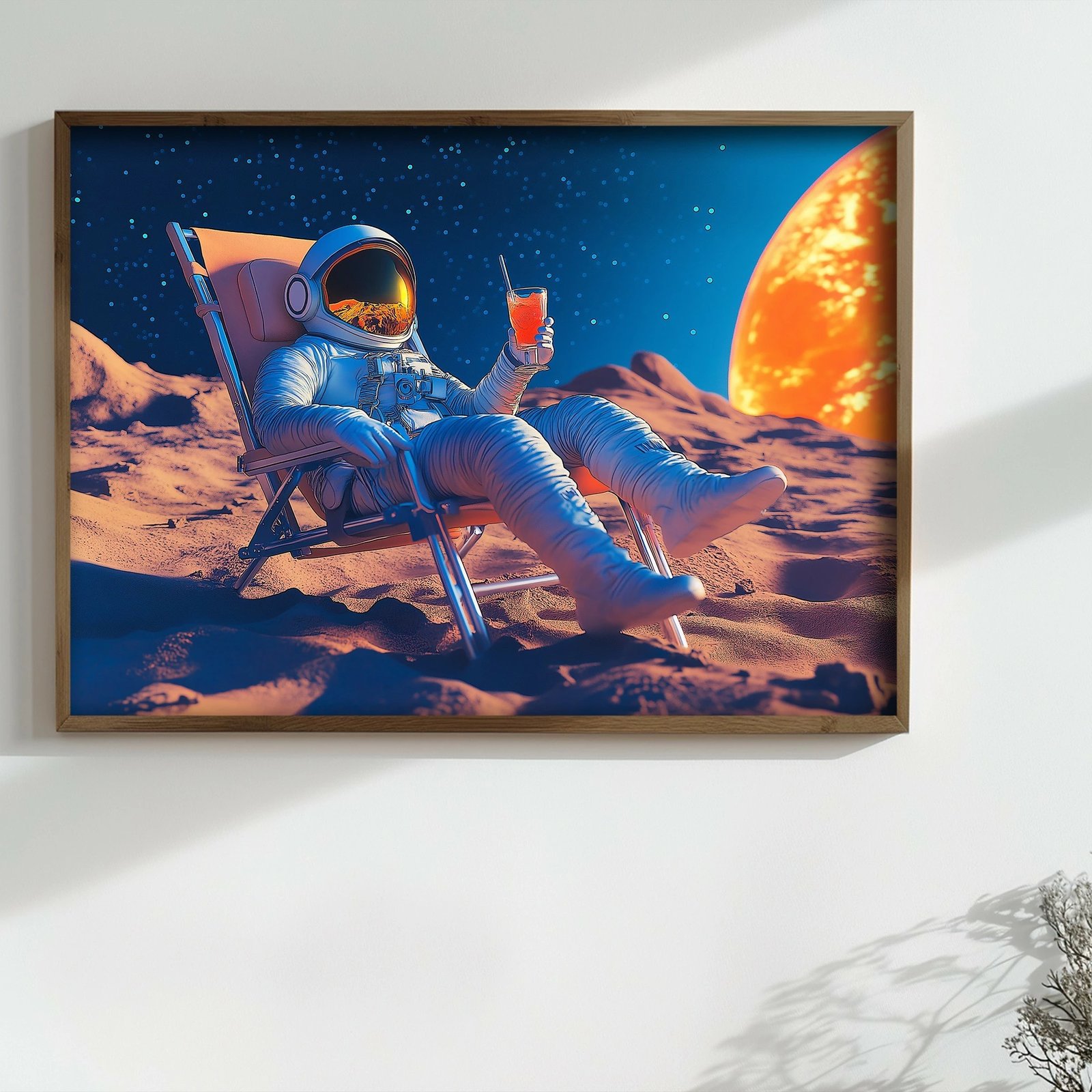 Pikturë dekorative me kornizë MDF, shumëngjyrëshe, Wallity, TUN126-L