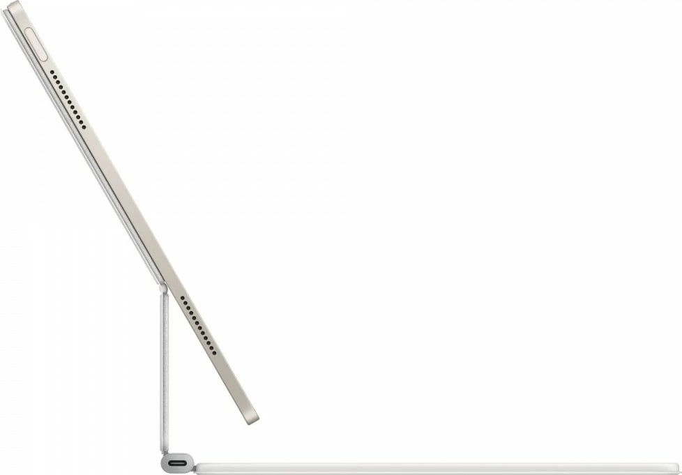 Tastierë Apple Magic Keyboard për iPad Air 13 inç (M3), Anglisht (USA), Bardhë