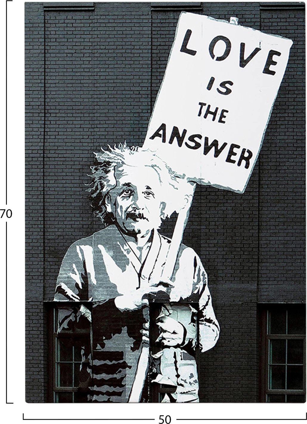 Pikturë muri GOBI, kanavacë e printuar, 50x3x70cm