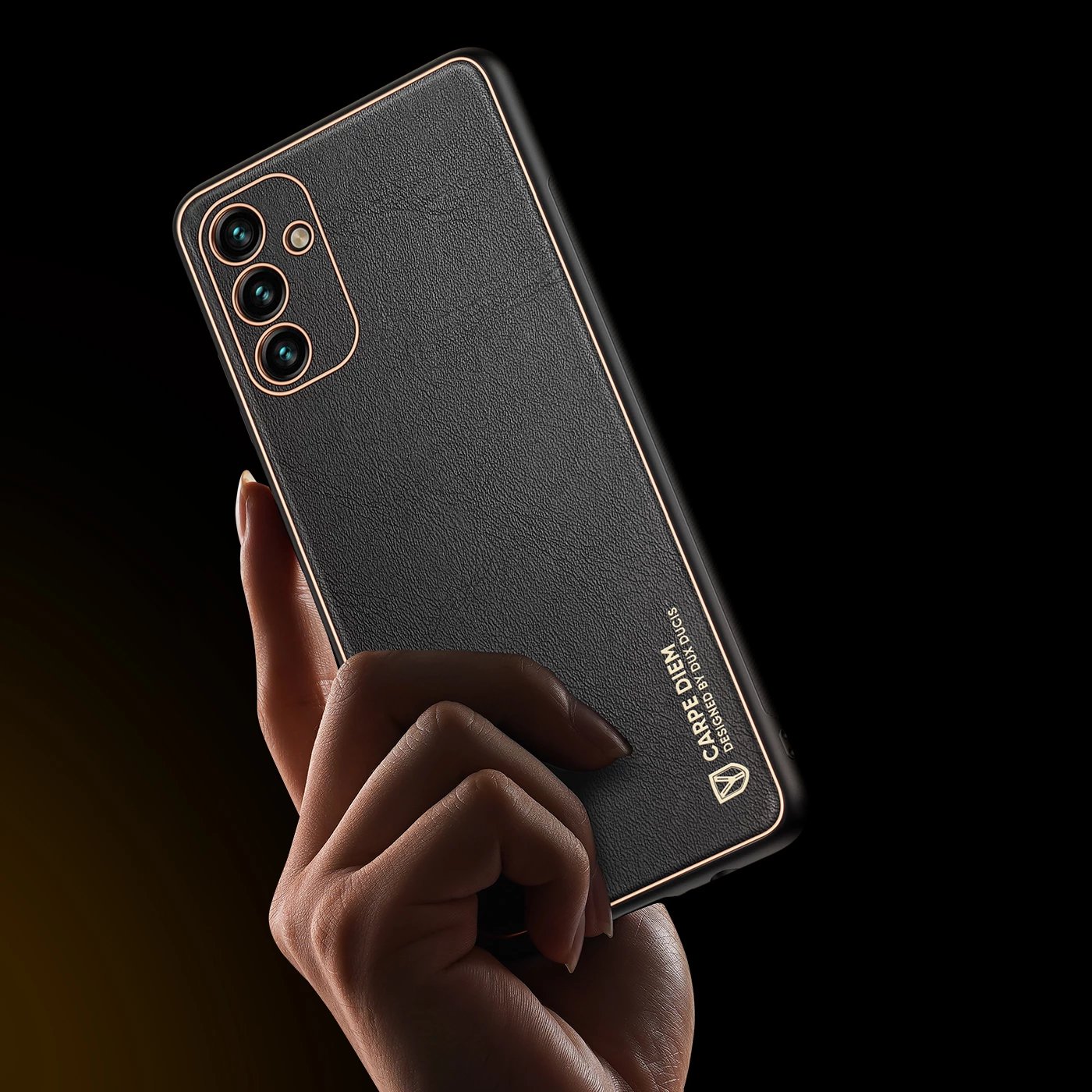 Mbështjellës Dux Ducis Yolo për Samsung Galaxy A13 5G, lëkurë ekologjike, i zi