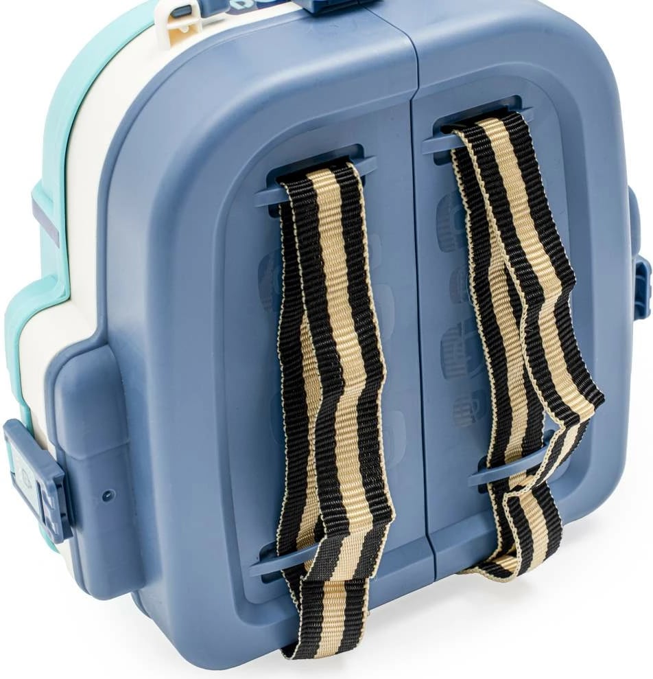 Set mjekësor lodër, BABY MIX, 3-në-1 me shpinore, blu