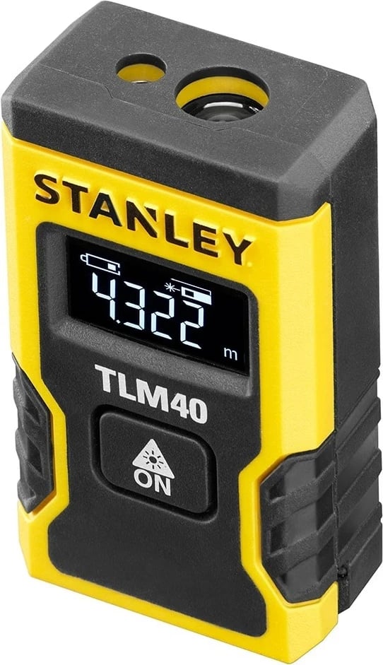 Matës distance Stanley TLM40, STHT77666-0, 12 m, i verdhë