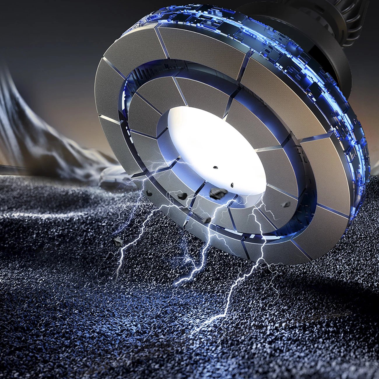 Mbajtës magnetik me karikues wireless Joyroom JR-ZS409 për veturë, 15W, i zi