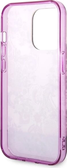 Mbështjellës Guess Porcelain Collection për iPhone 14 Pro Max, fuchsia Mbështjellës Guess Porcelain Collection për iPhone 14 Pro Max, fuchsia
