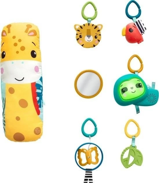 Tapet edukativ Fisher Price 3-në-1 Rainforest, Mattel HJW08, shumëngjyrësh
