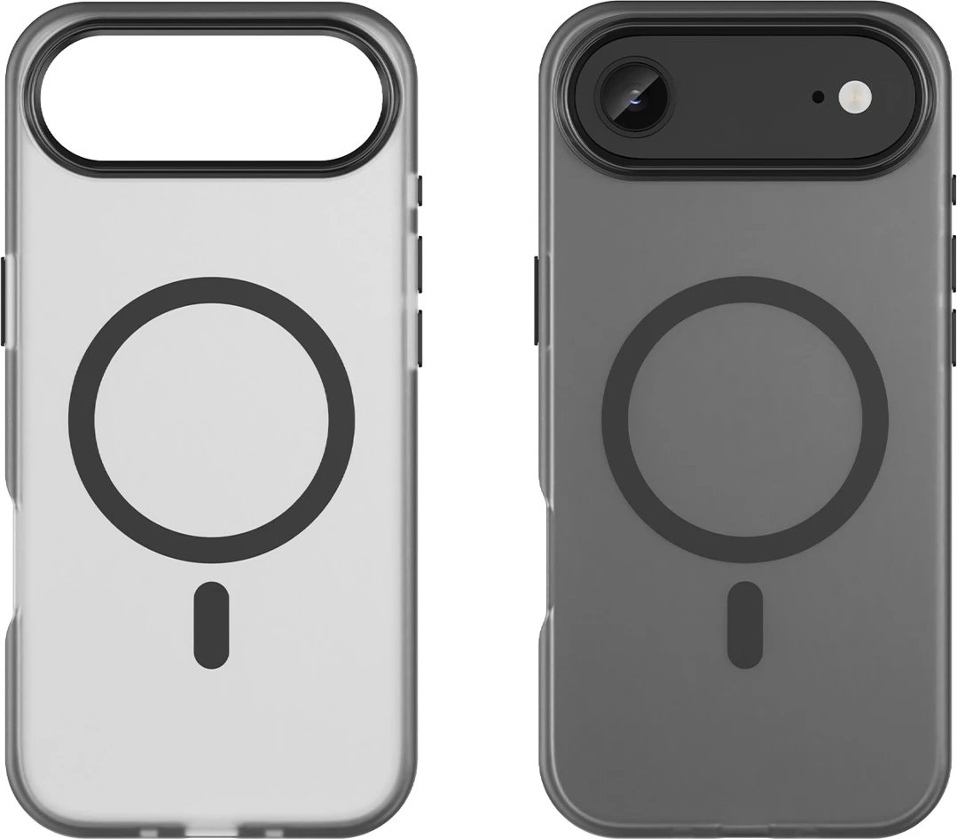 Mbështjellës Hurtel për iPhone 17 Air, MagSafe, TPU/PC, i zi (matte)