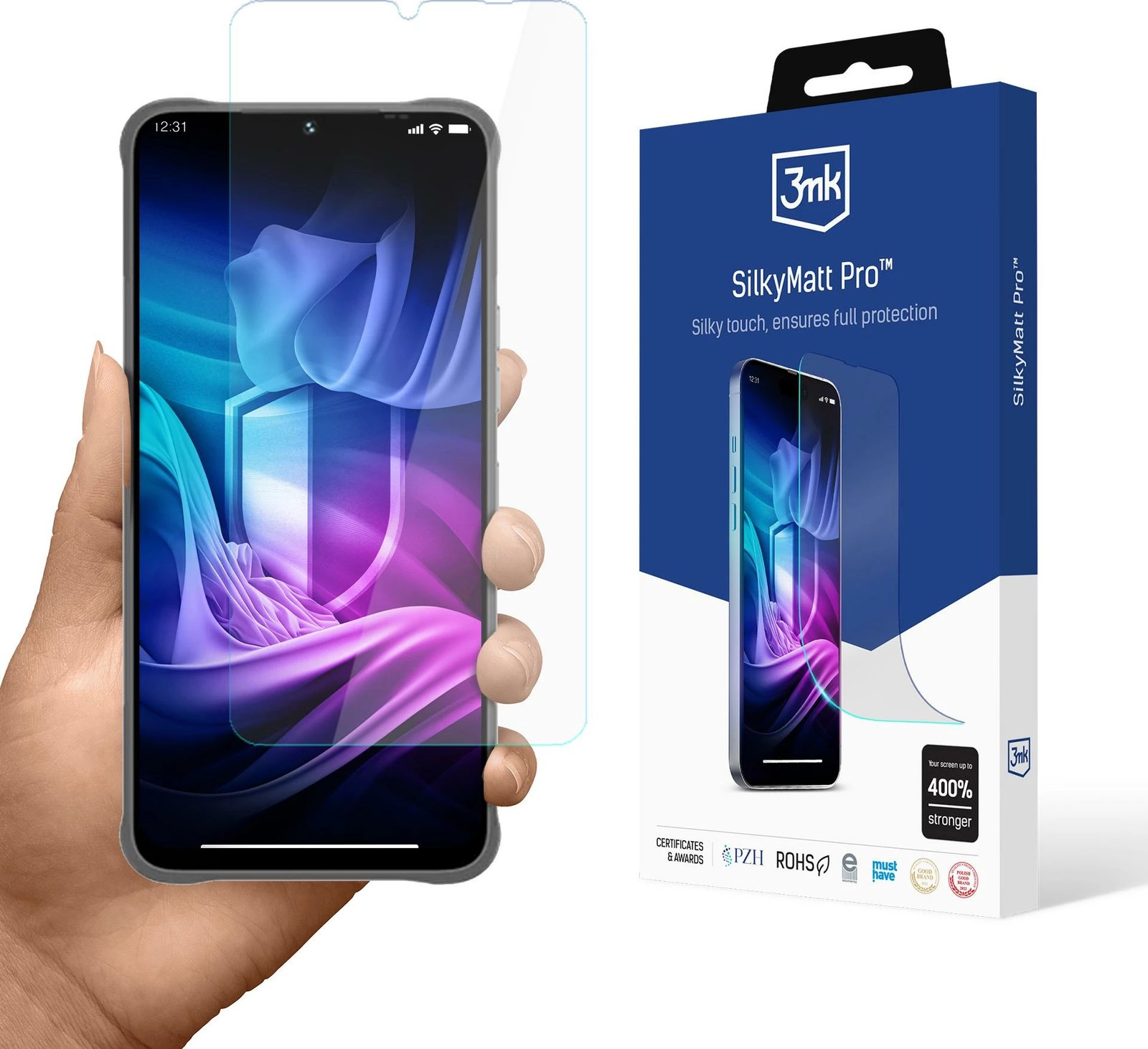 Folje mbrojtëse matte 3mk SilkyMatt Pro për MyPhone Hammer Blade Va 5G