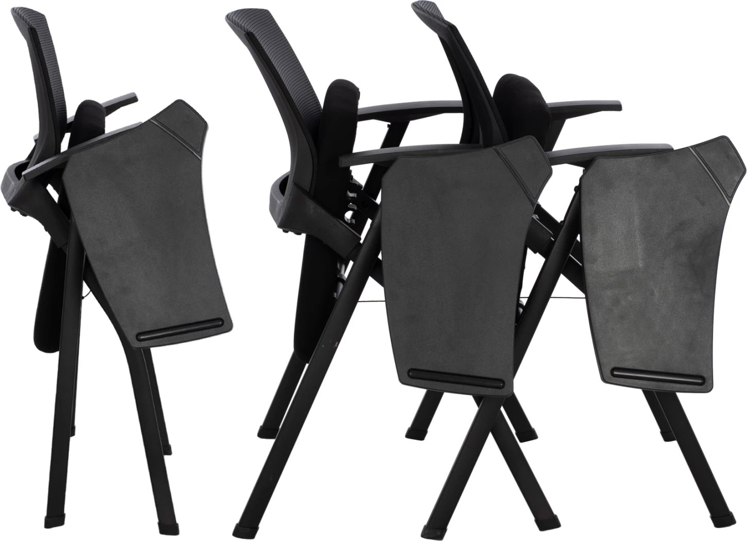 Karrige konferencash me tavolinë, e zezë, FH1168.01, 64x55x82 cm