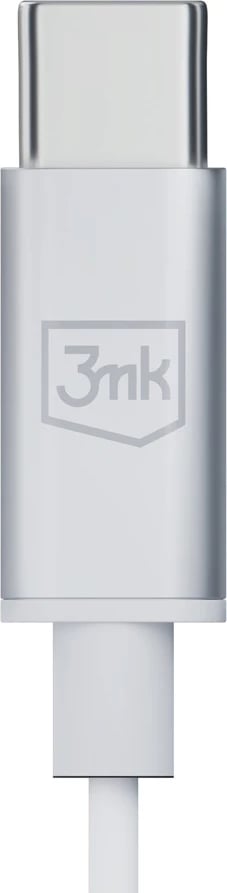Kufje me tela 3mk Wired Earphones USB-C, të bardha Kufje me tela 3mk Wired Earphones USB-C, të bardha
