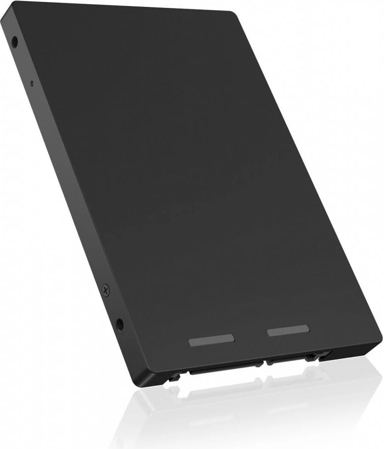 Adapter IcyBox IB-M2S253 për SSD M.2 në 2.5 inç, 7mm, i zi