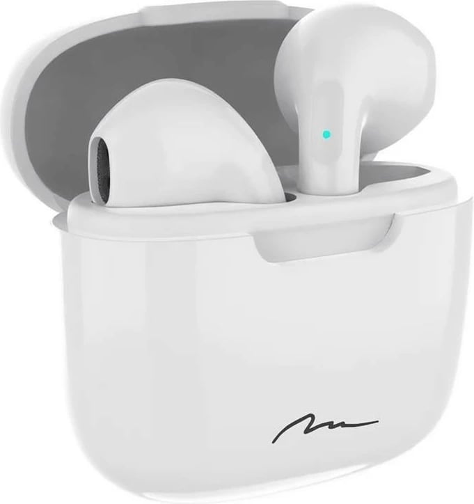 Kufje wireless Media-Tech R-PHONES TWS+ MT3608W, in-ear, Bluetooth, USB-C, Bardhë