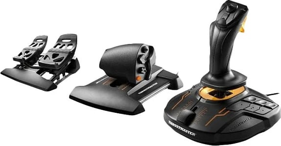 Joystick Thrustmaster T.16000M FCS Flight Pack për PC, 3 pjesë, i zi