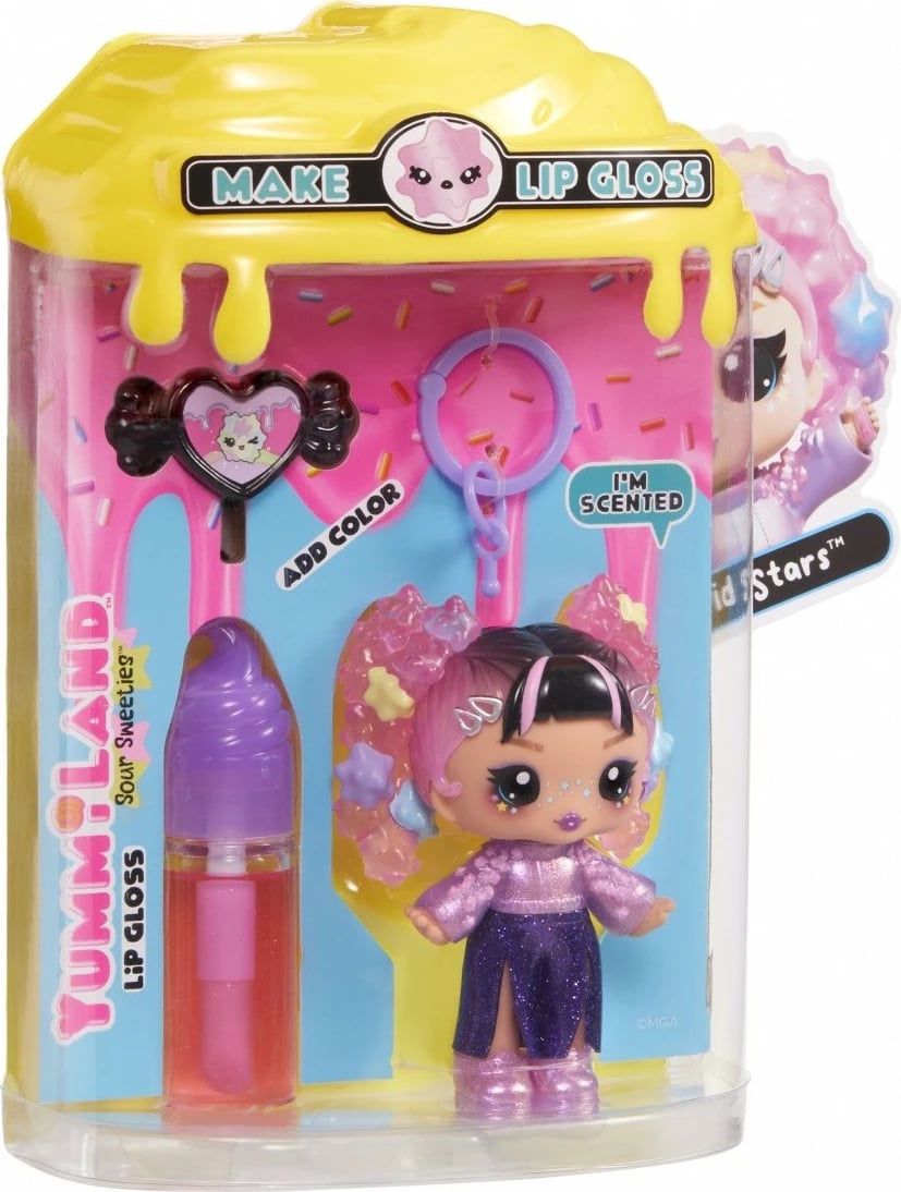 Set lodër dhe lip gloss Yummiland MGA Astrid Stars me brelok, për vajza