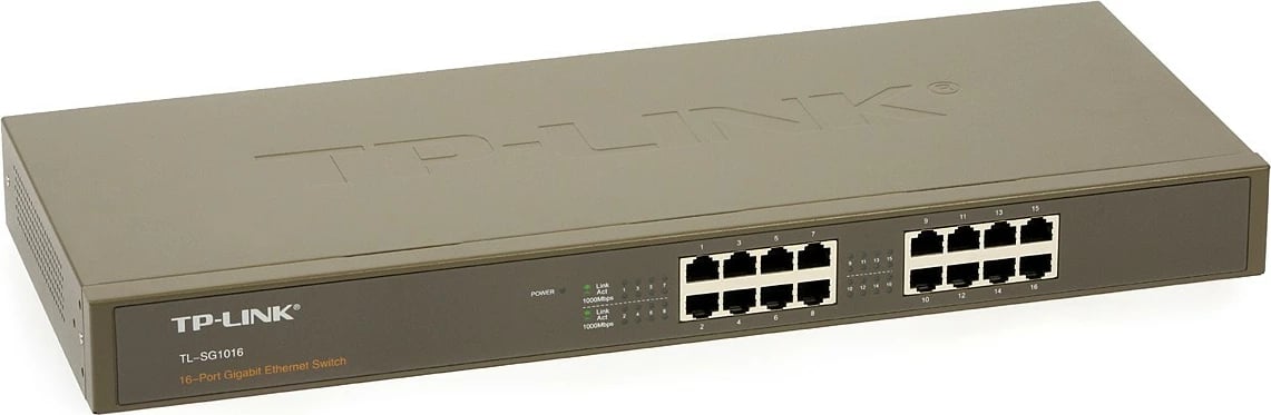 Switch TP-LINK TL-SG1016, 16 porta, 1GbE, Desktop/Rack