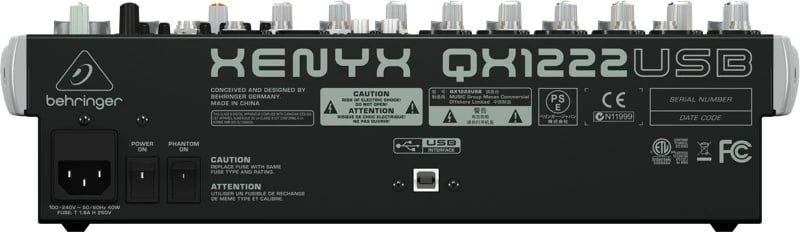 Mikser audio Behringer QX1222USB, 16 kanale Mikser audio Behringer QX1222USB, 16 kanale