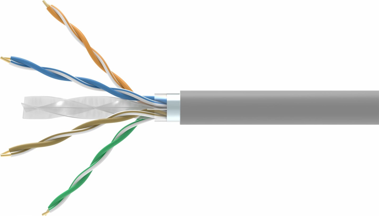 Kabllo rrjeti Equip Cat6 F/UTP 305m, gri
