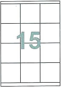 Etiketa ngjitëse NEXT 70x51mm, 15/fletë, 100 fletë, të bardha