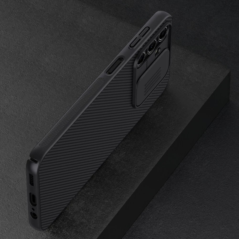 Mbështjellës Nillkin CamShield Case për Samsung Galaxy A14 5G / Galaxy A14, me kapak kamere, Kaltër