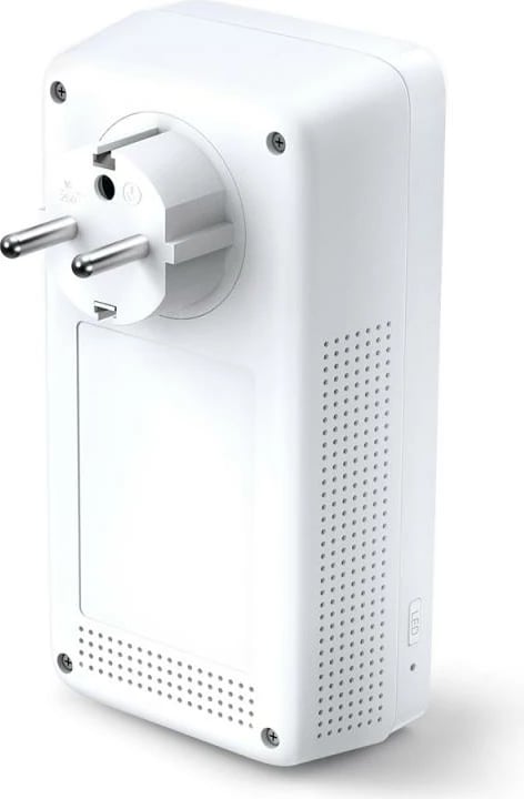 Zgjerues Wi‑Fi Powerline me prizë kaluese, TP-Link TL-WPA8631P, AV1300 Gigabit, AC1200 Dual-Band, 3x Gigabit Ethernet, OneMesh, i bardhë