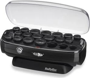 Rula flokësh me ngrohje, BaByliss RS035E, ceramic, madhësi të ndryshme, e zezë, set