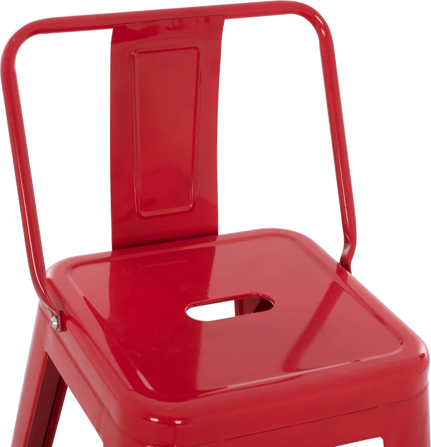 Karrige për bar mesatare MELITA-PRO FH8574.44 metalike e kuqe 43x43x88Hcm