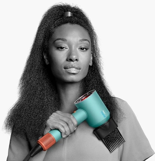Tharëse flokësh Dyson Supersonic Nural, 1600 W, 13.3 l/s, Blu, Portokalli Tharëse flokësh Dyson Supersonic Nural, 1600 W, 13.3 l/s, Blu, Portokalli