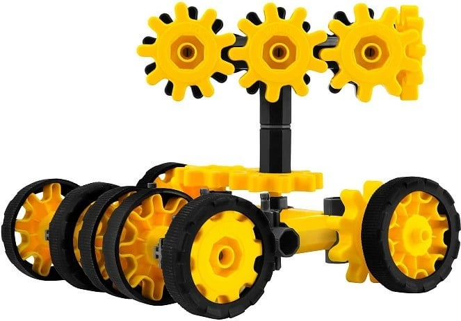 Set blloqe ndërtimi Korbo Machine 61 pjesë, plastikë, shumëngjyrëshe