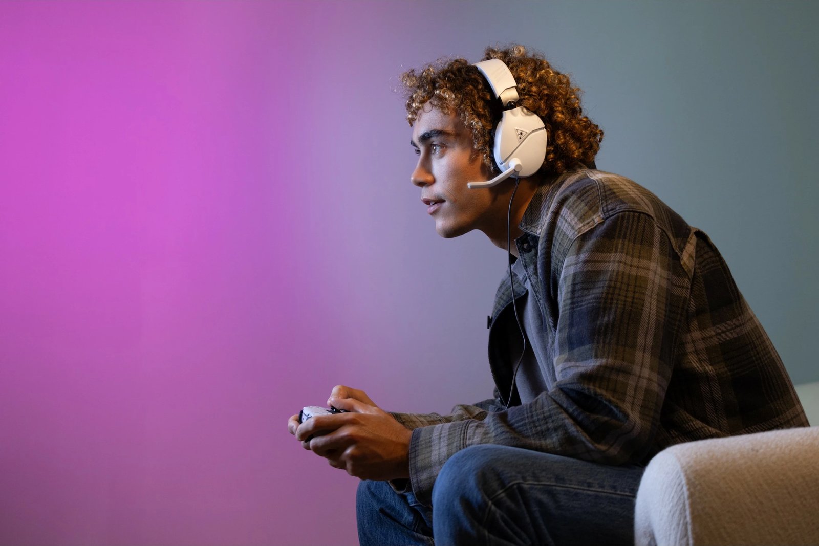 Kufje Turtle Beach Ear Force Recon 70P, gaming, me mikrofon, 3.5mm, të bardha