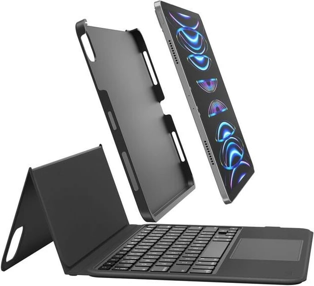 Mbështjellës me tastierë Belkin BBZ001du-v1 për iPad Air/Pro 10.9/11", i zi