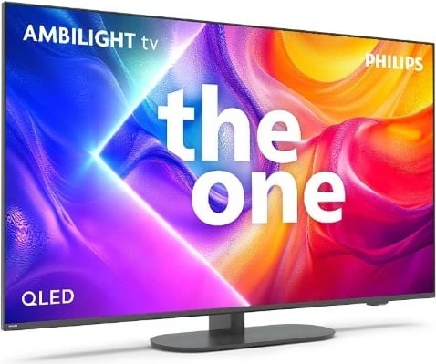 Televizor Philips QLED 50PUS9010/12, 50 inç, Ultra HD/4K, Ambilight, Smart TV, i zi