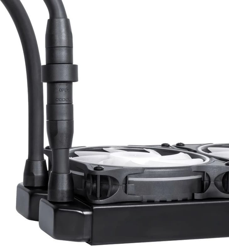 Ftohës uji CPU Alphacool Eisbaer Pro Aurora 360 AiO, D-RGB - 360mm, i zi