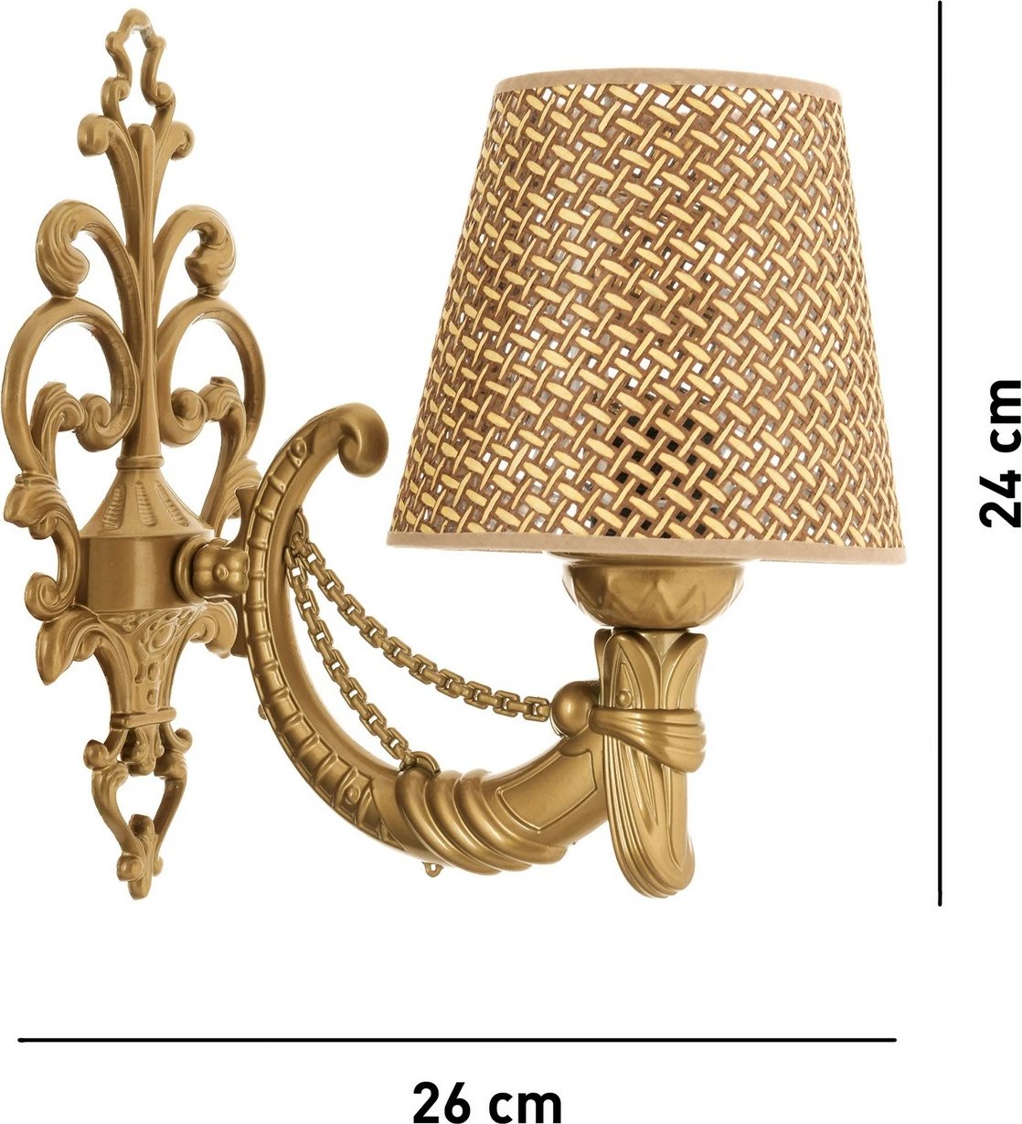 Llambë muri Opviq, Gloria Hazeran, natyrale, ari