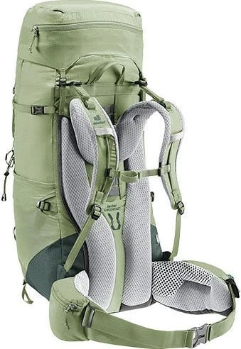 Çantë shpine Deuter Aircontact Lite 45+10 SL, për femra, Jeshile