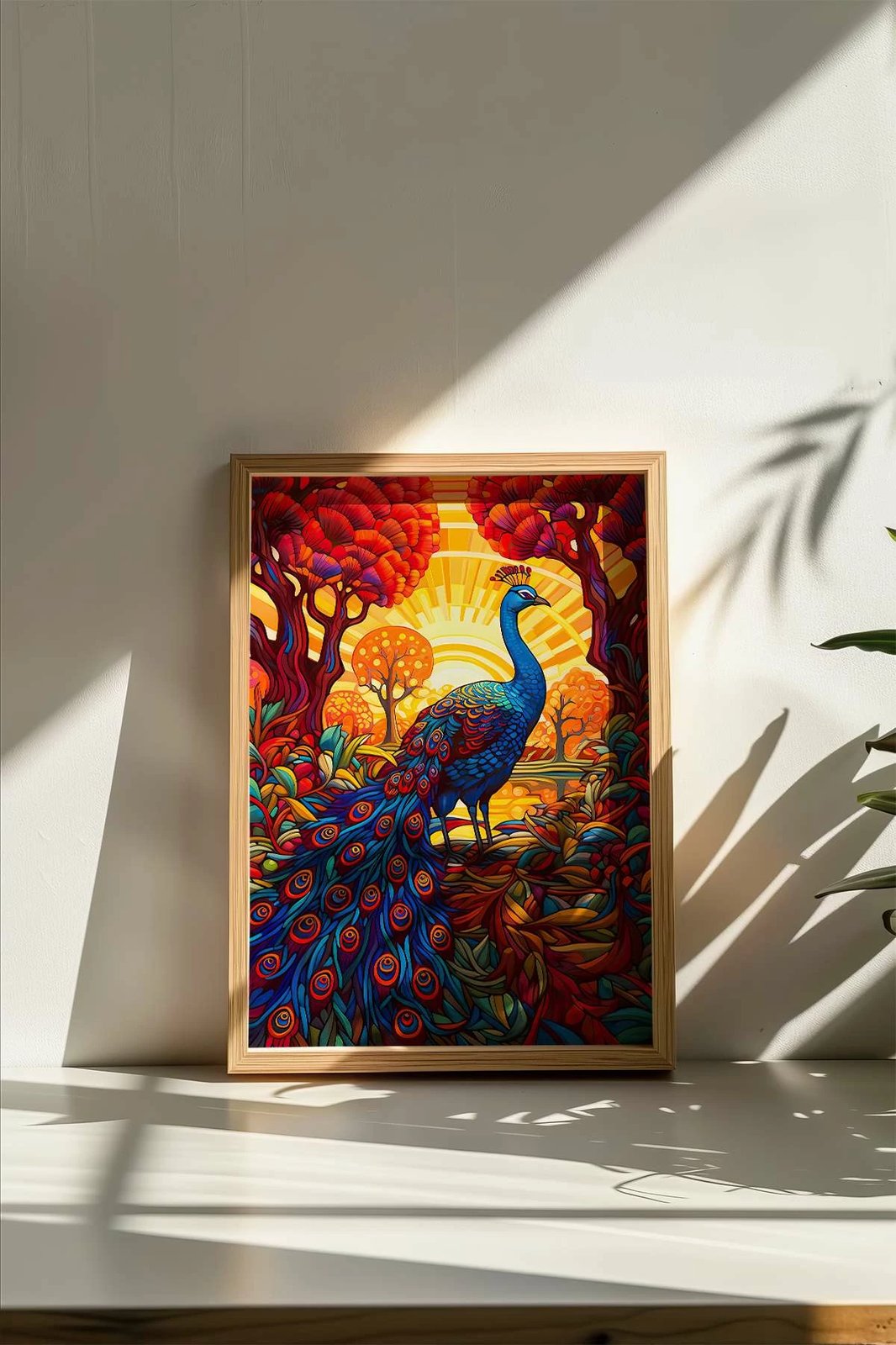 Pikturë dekorative me kornizë, Wallity, Mscartmdl10, shumëngjyrëshe, 33x48cm